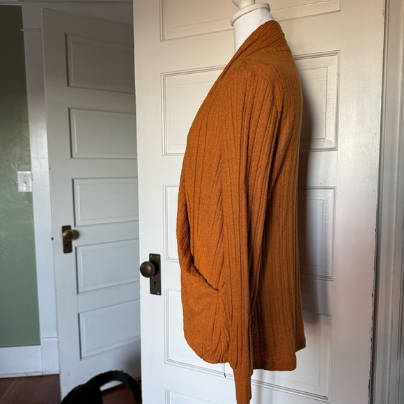 Maeve Anthropologie Rafela Hacci Surplice Top Ribbed Wrap M - Picture 8 of 12